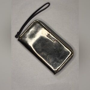 VINTAGE Coach Metallic Wristlet Wallet